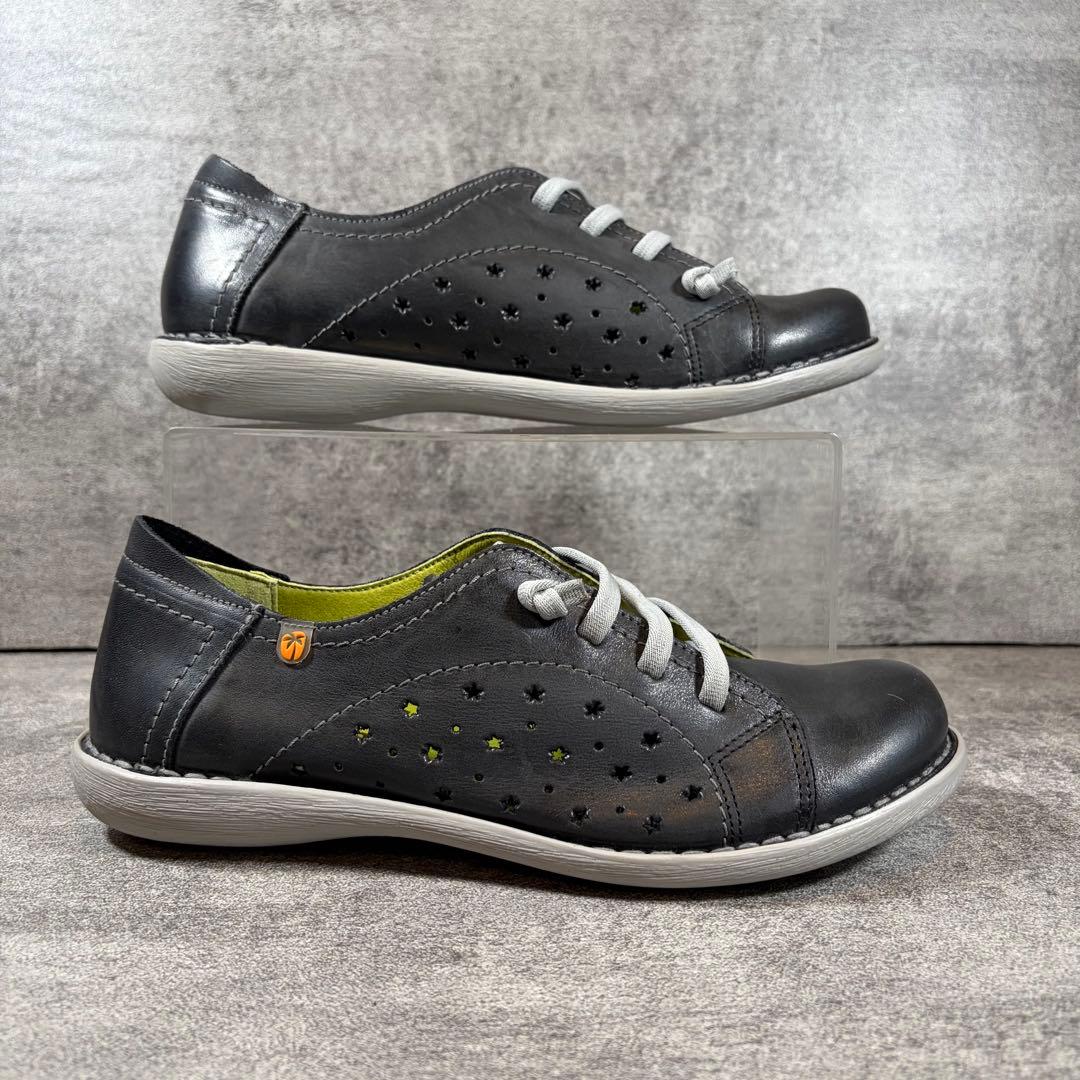 極美品　Jungla ジャングラ　レザースニーカー　スリッポン　ブラック