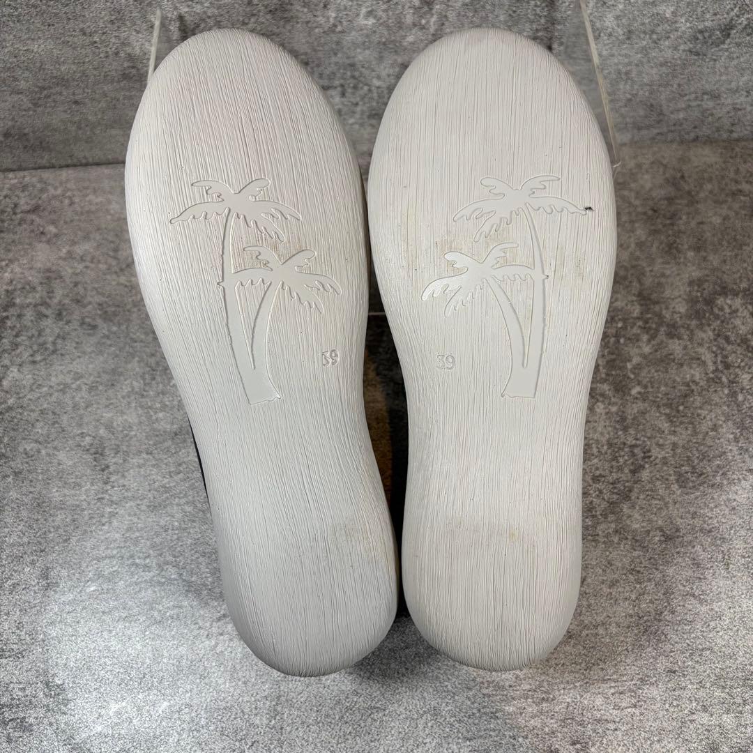 極美品　Jungla ジャングラ　レザースニーカー　スリッポン　ブラック