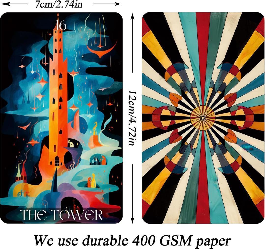 海外希少デッキ✨まるで大人向けのモダンなおとぎ話✨不思議の国を描いたタロット