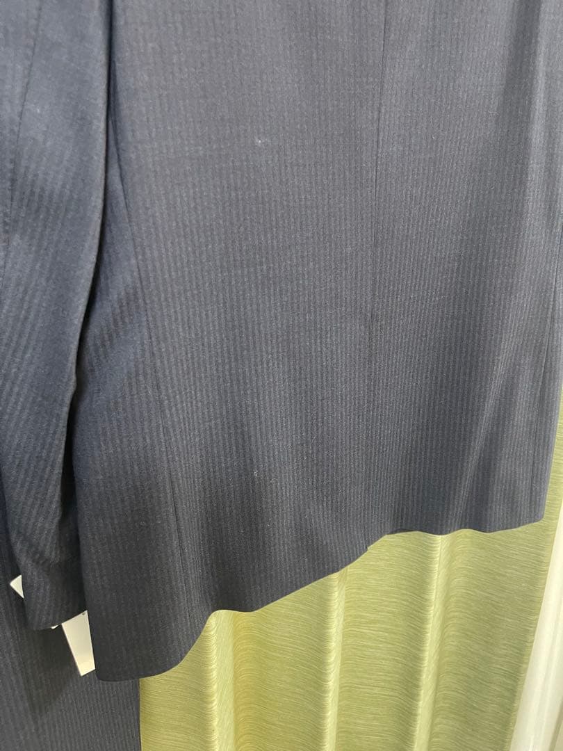 新品 DURBAN ダーバン 秋冬総裏 ウール スーツBB6 ストライプ 紺