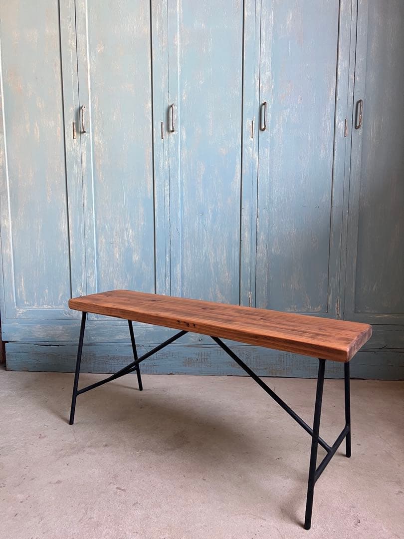 カフェ風ベンチ　アイアンベンチ　ベンチ