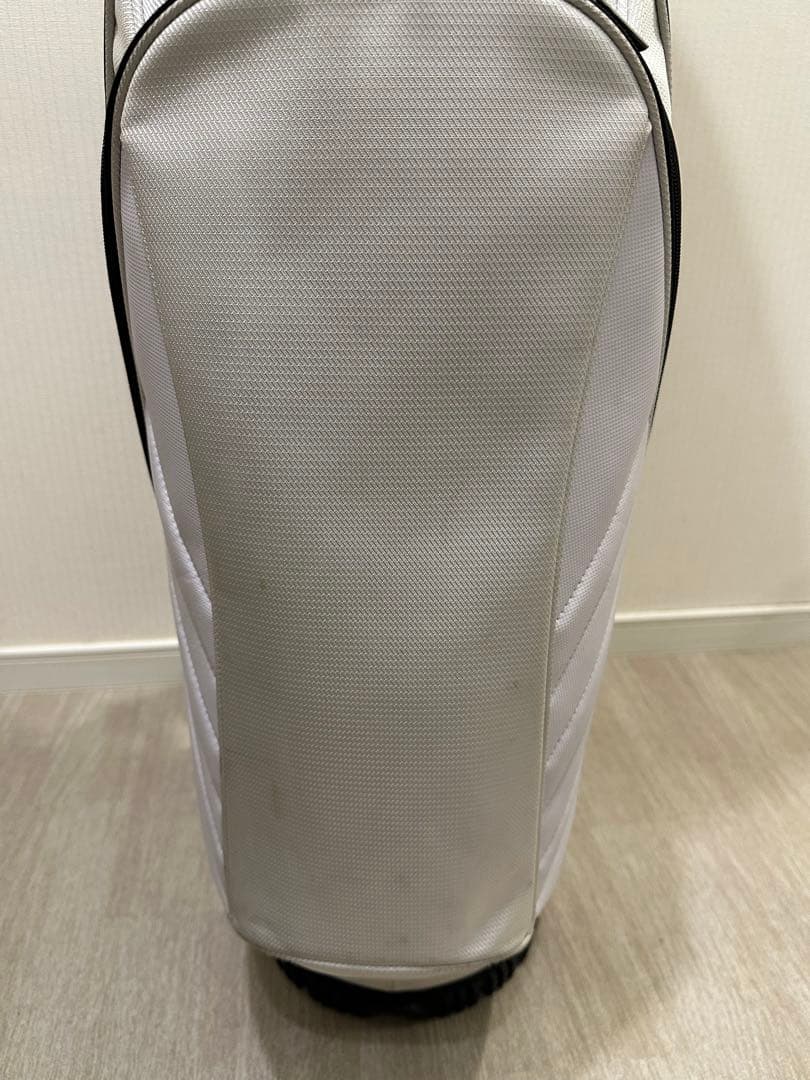 アディダス ゴルフ キャディバッグ ホワイト×ブラック メンズ用