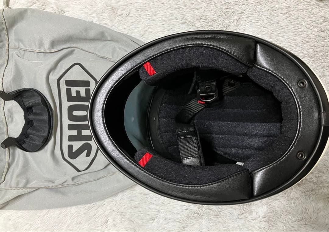 美品‼️SHOEI白Lサイズ　フルフェイスヘルメット