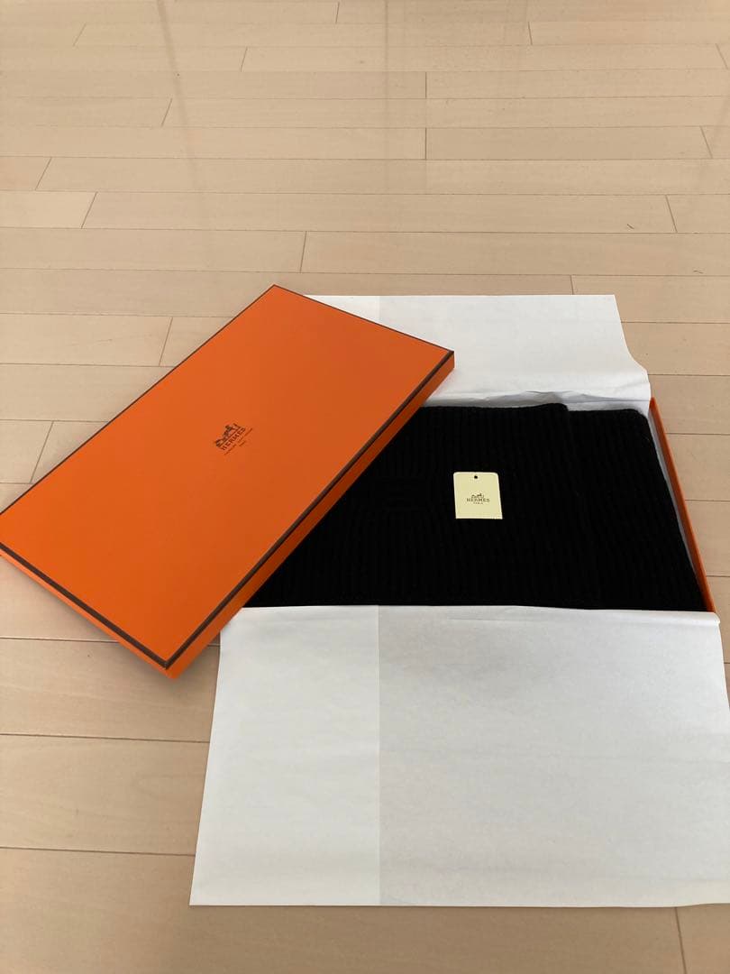 ☆エルメス☆ カシミア　スヌードマフラー　　#ユニセックス