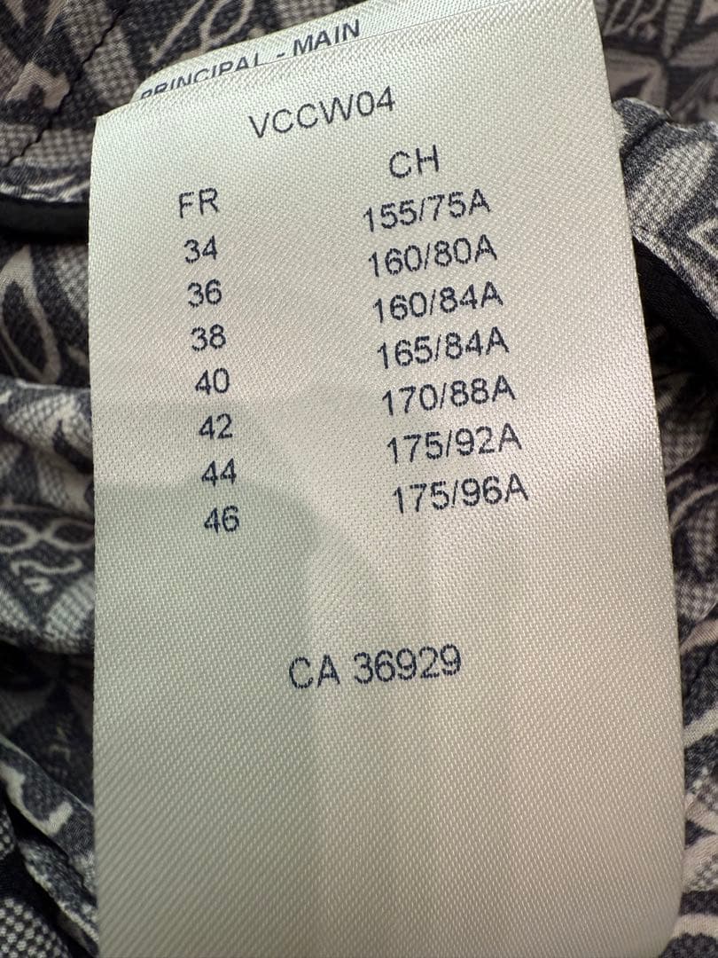 【極美品】LOUIS VUITTON シルク モノグラムワンピース 36 黒