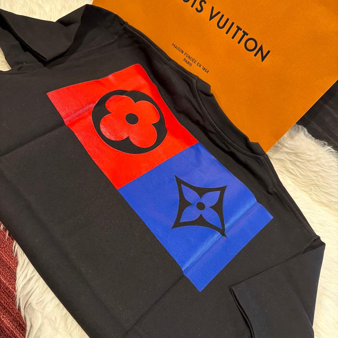 LOUIS VUITTON ブラック Tシャツ M