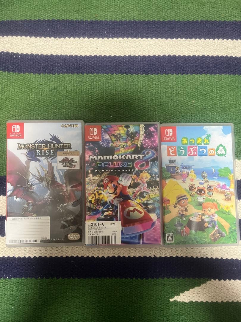 Nintendo Switch 本体　カセットセット