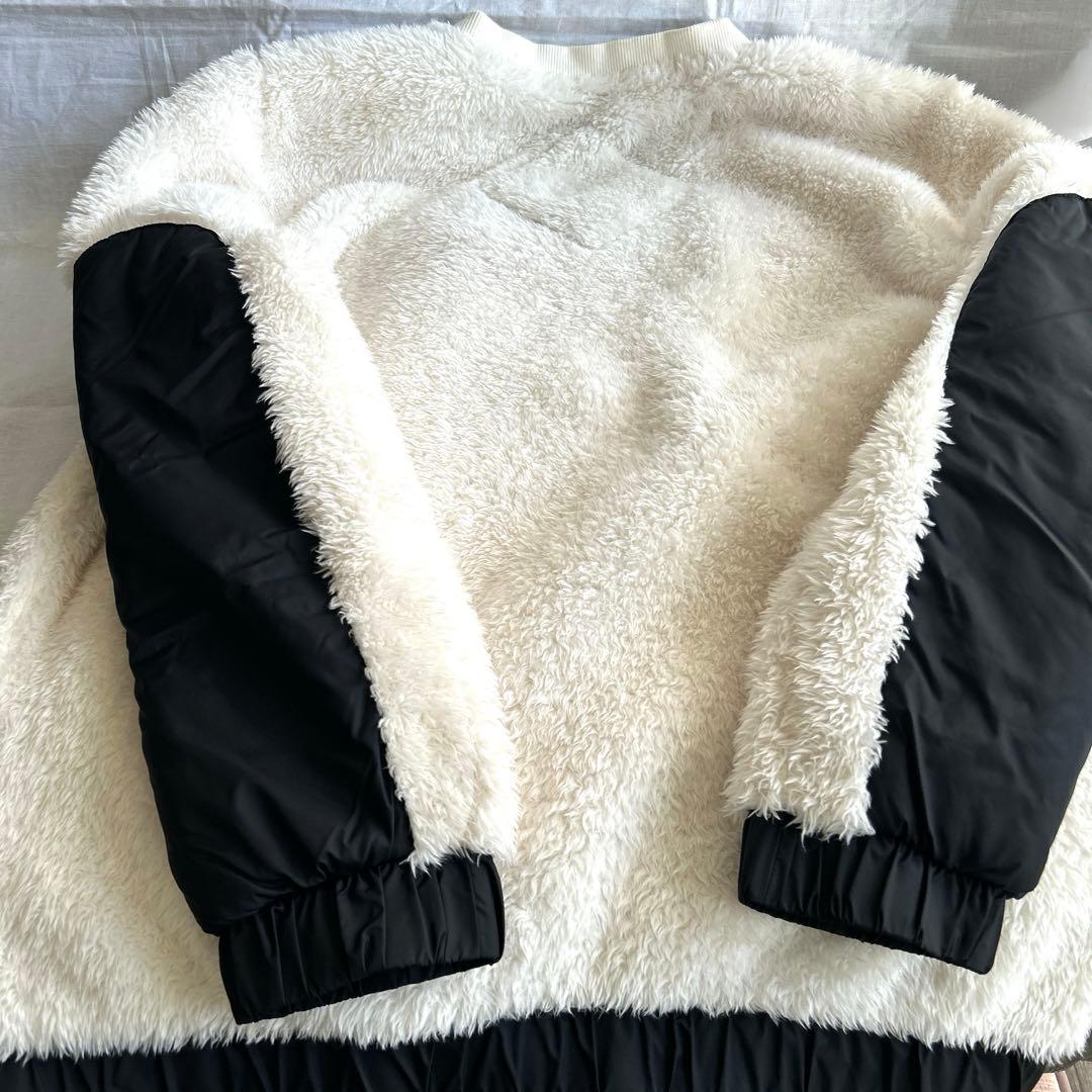 ＜極美品＞UGG アグ　クールネック　ファー　トレーナー　スウェット　M-L