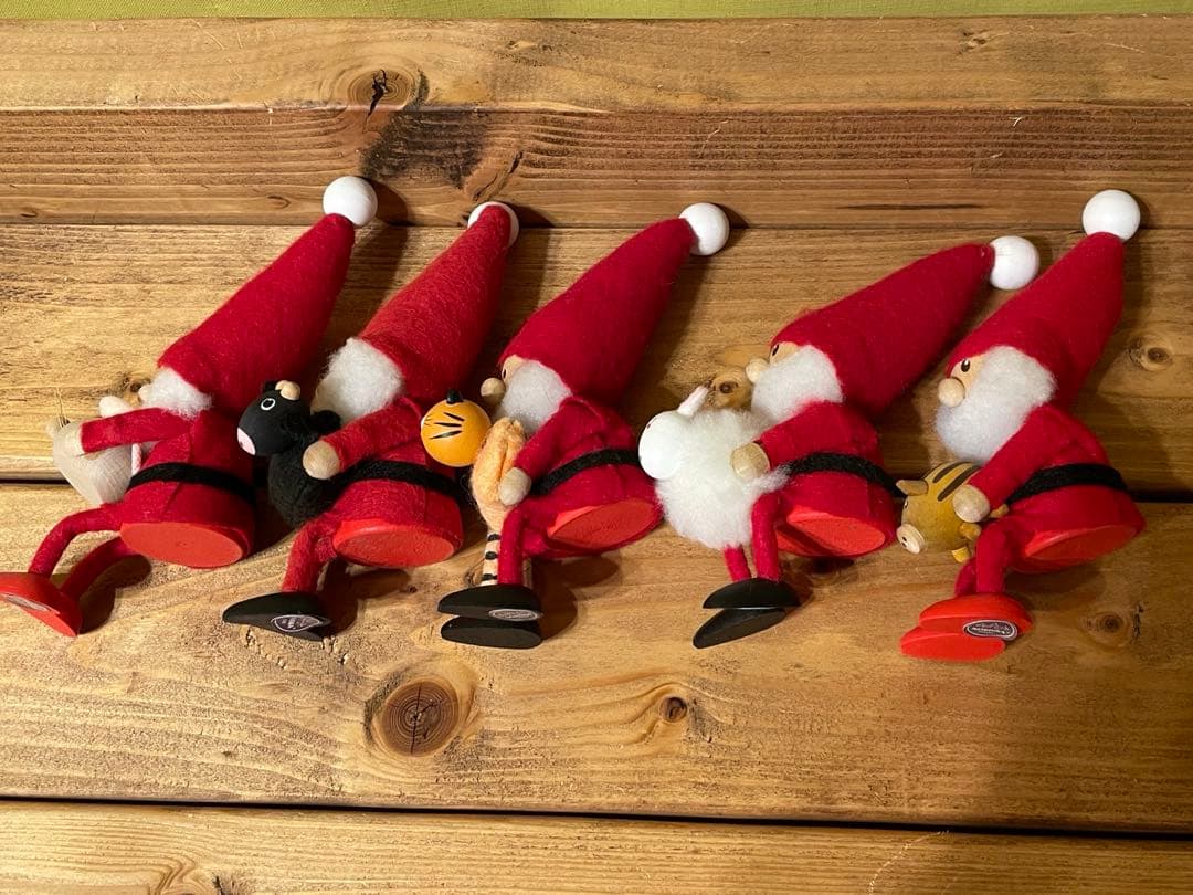 ノルディカニッセ 「干支」子・丑・寅・卯・亥 5体セット【箱なし】