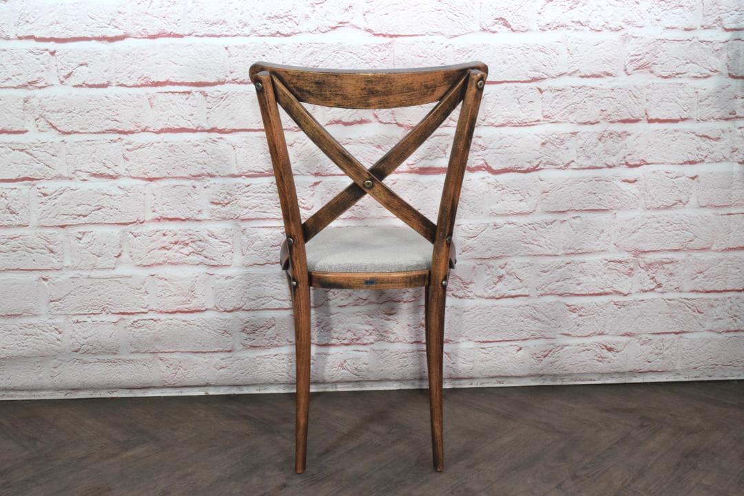 TON/トン クロスバックチェア ファブリック付き ダイニングチェア　A