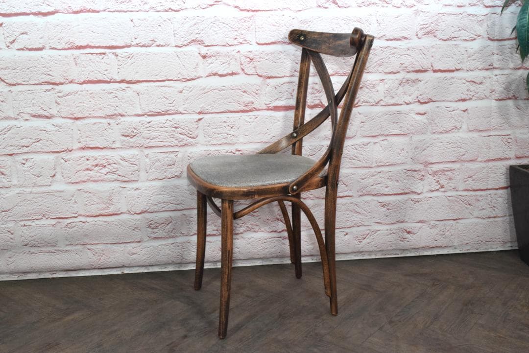 TON/トン クロスバックチェア ファブリック付き ダイニングチェア　A