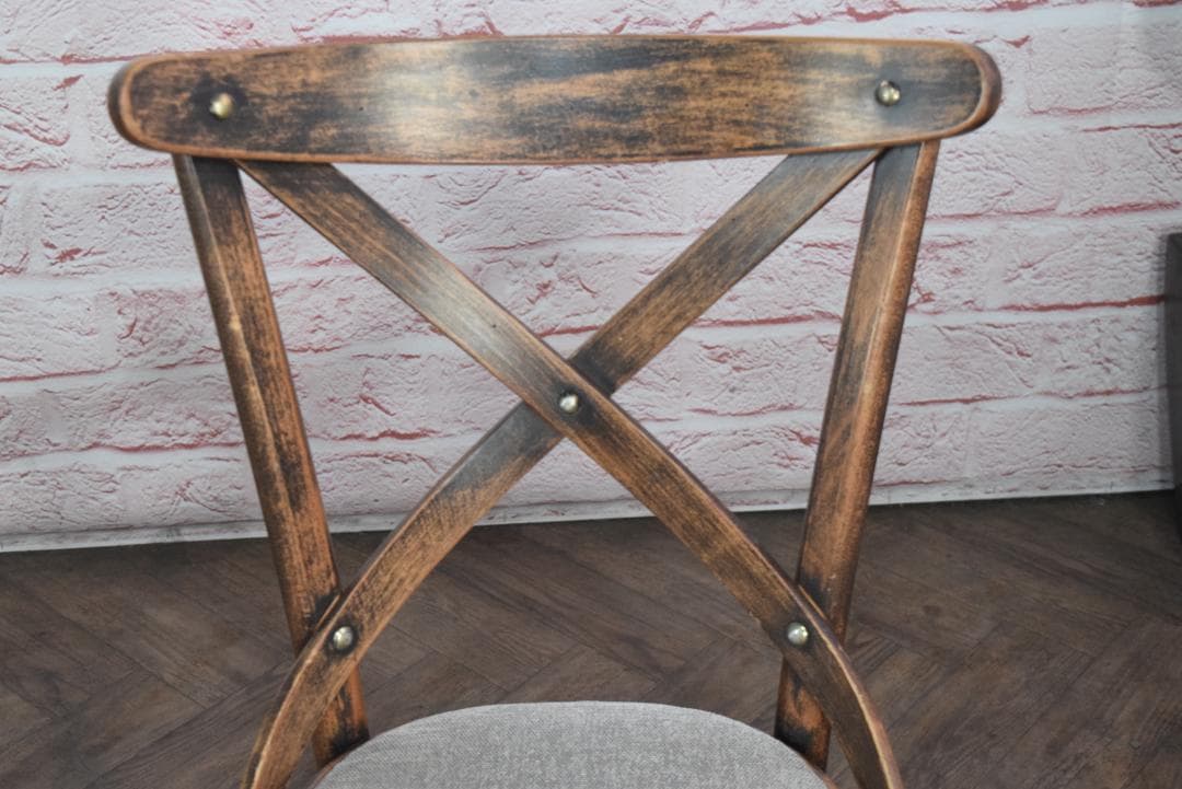 TON/トン クロスバックチェア ファブリック付き ダイニングチェア　A