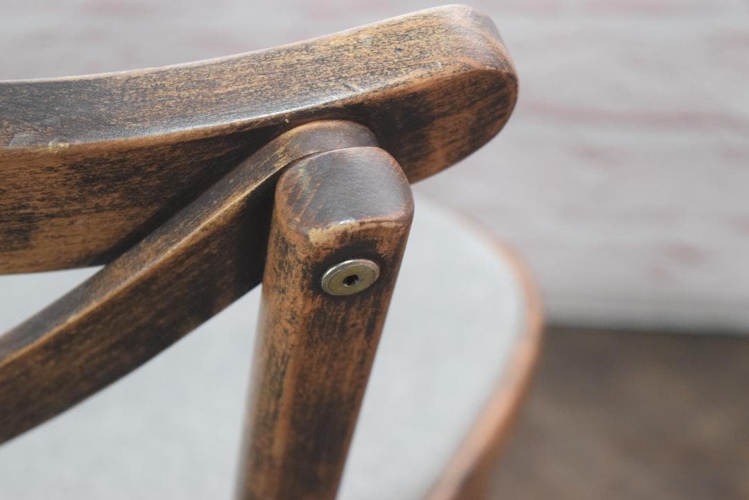 TON/トン クロスバックチェア ファブリック付き ダイニングチェア　A