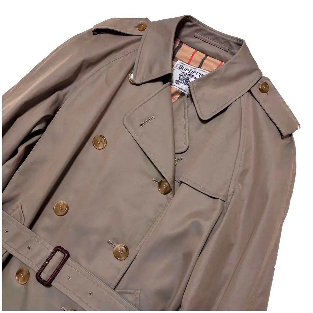 バーバリー　トレンチコート　ノバチェック　マキシ丈　ベージュ　11号　白タグ