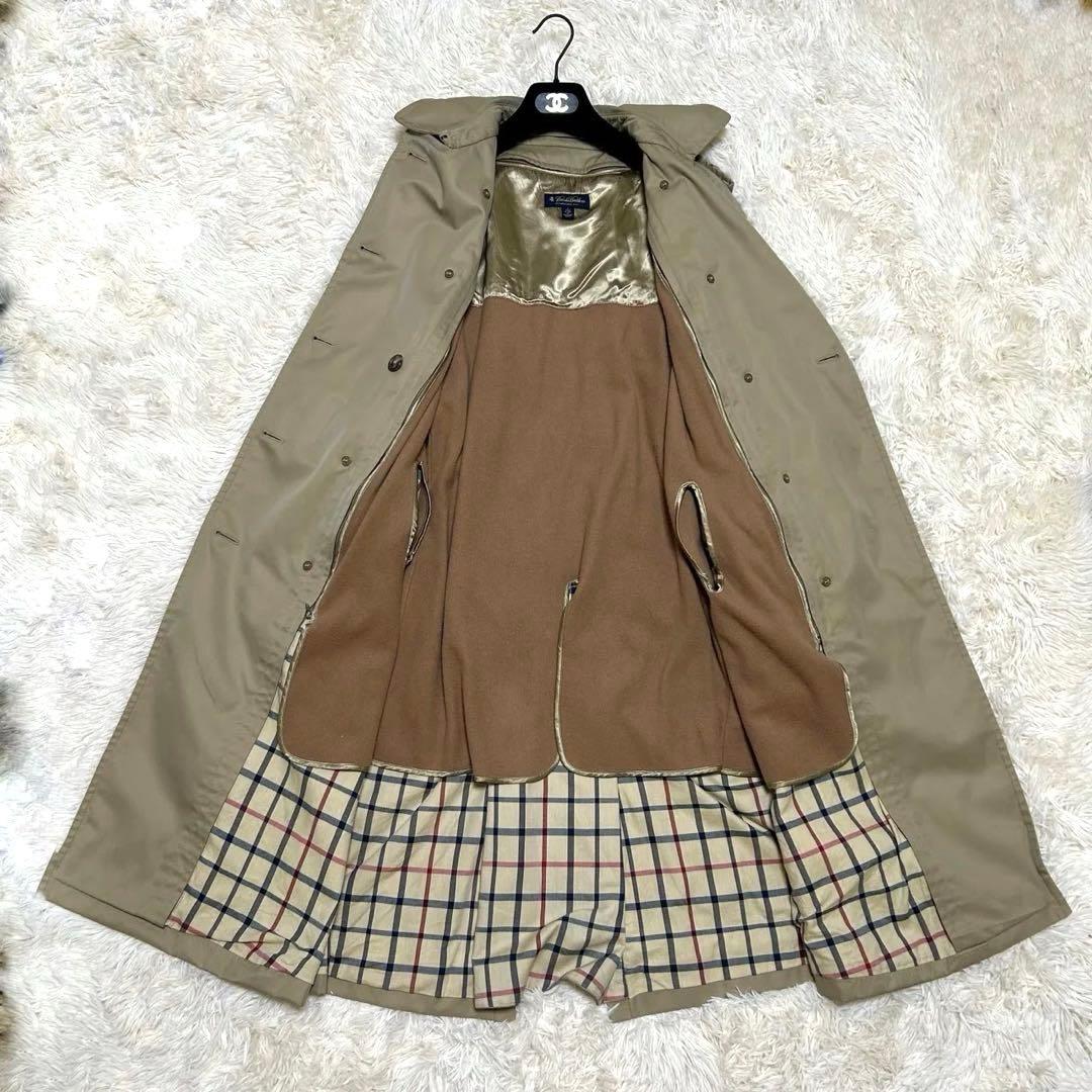 ブルックスブラザーズ レディース トレンチコート　ロング丈 ライナー 8号