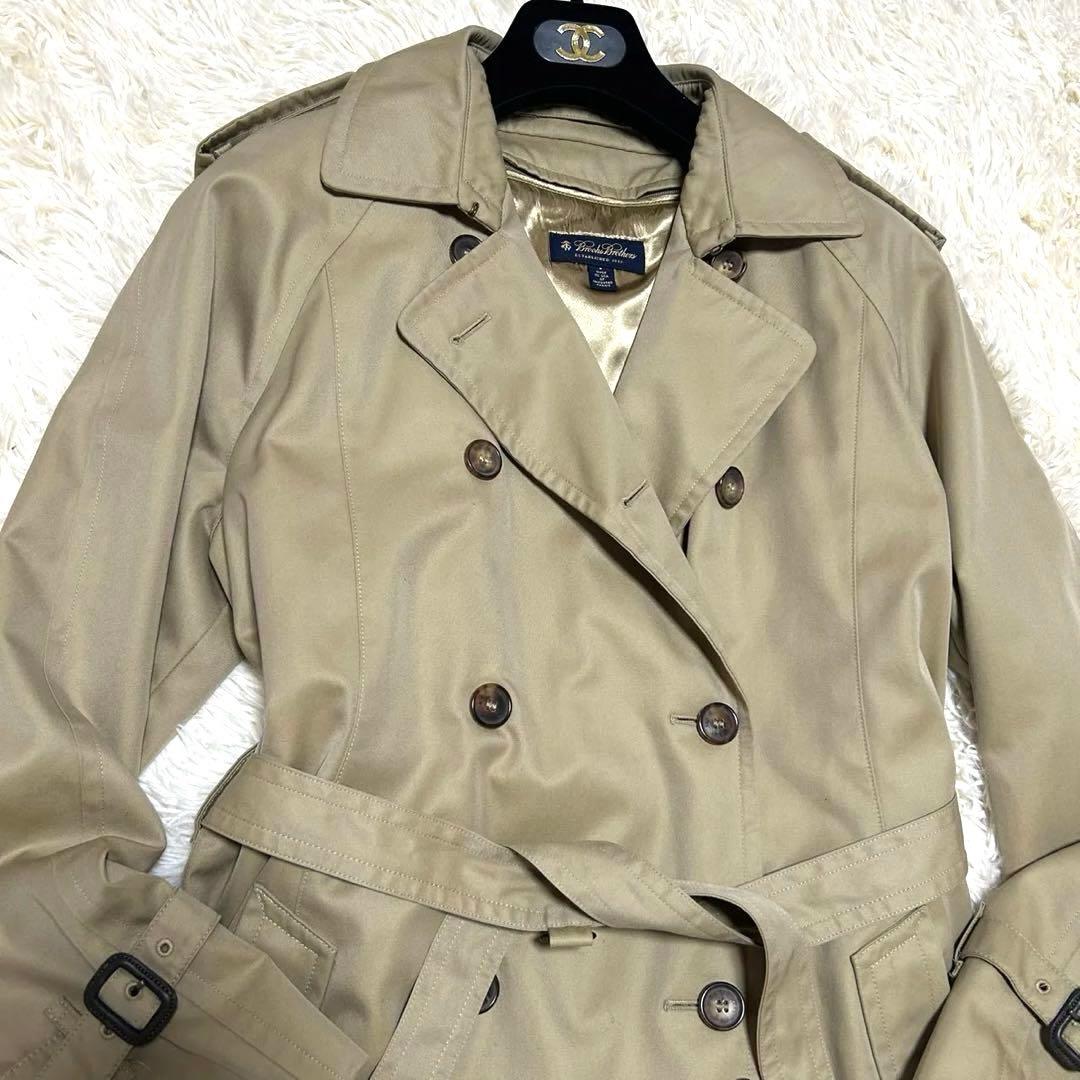 ブルックスブラザーズ レディース トレンチコート　ロング丈 ライナー 8号