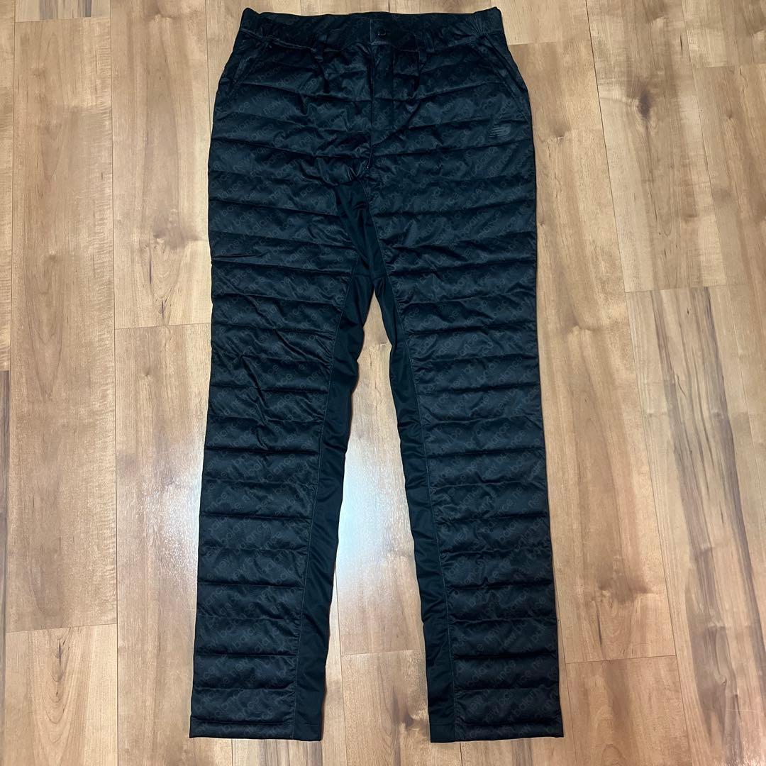 New Balance ブラック キルティングパンツ