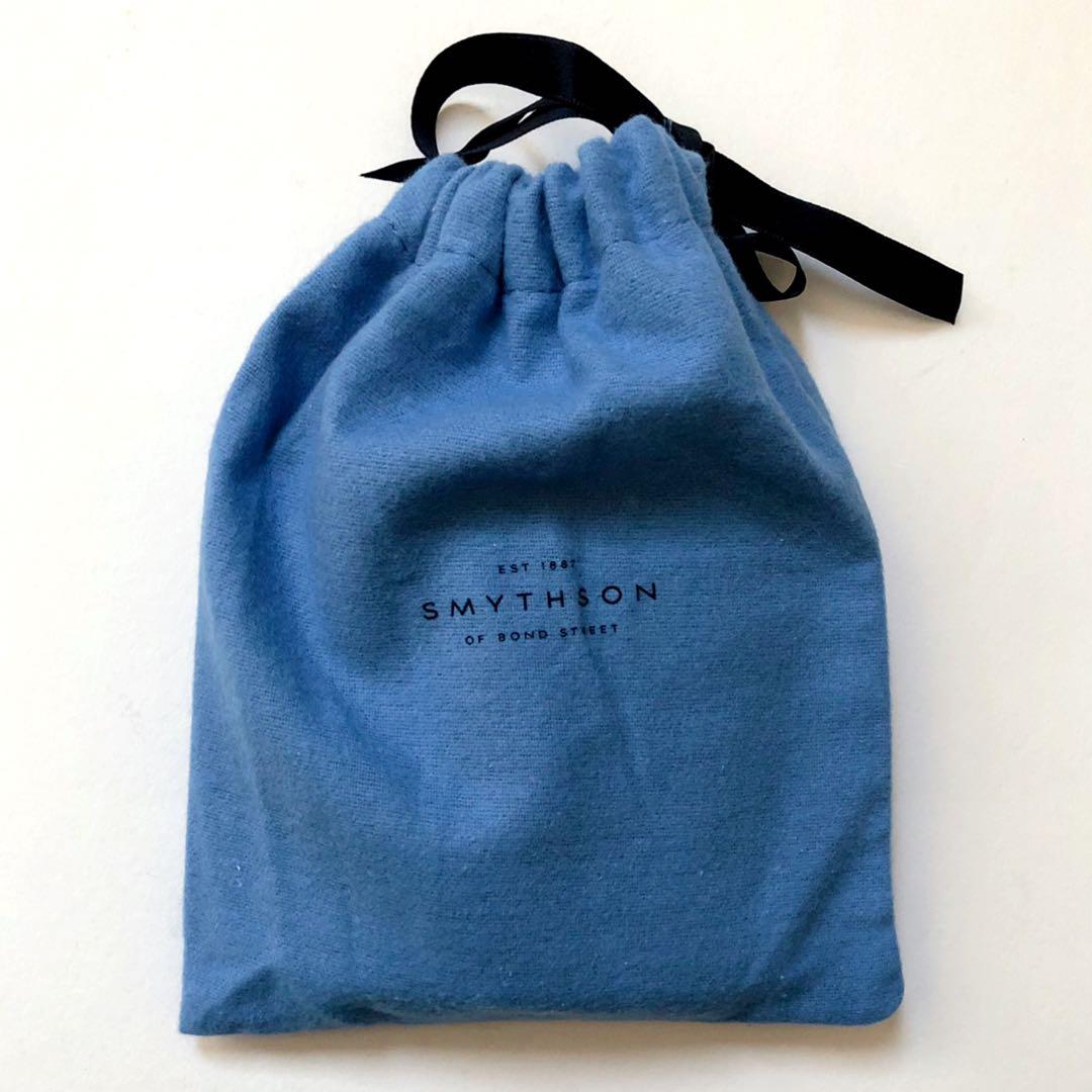 新品 SMYTHSON スマイソン ブラック 黒 コンパクト ウォレット 財布