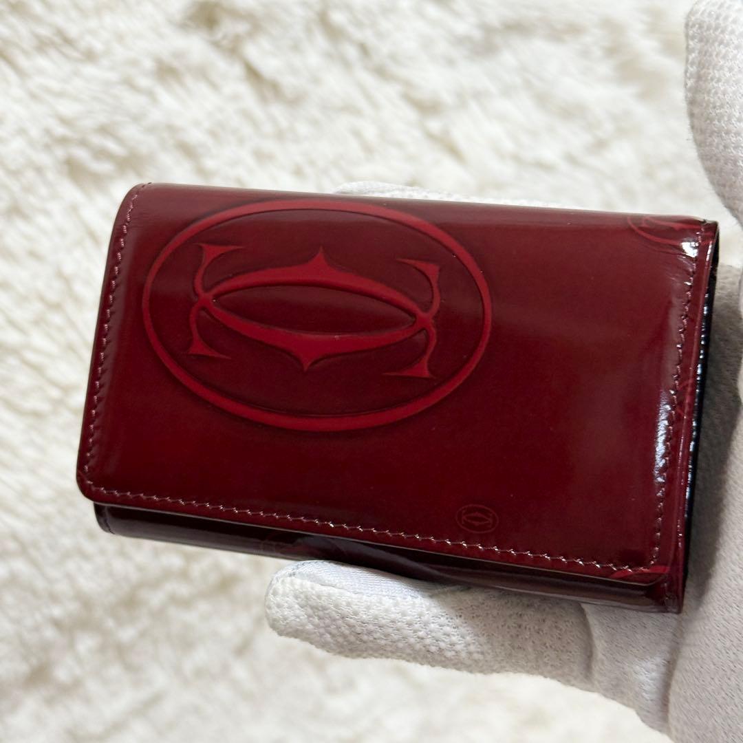 【未使用級】カルティエ　ハッピーバースデー　キーケース　6連　レディース