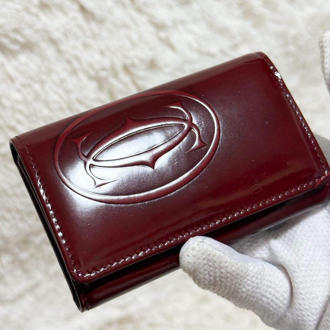 【未使用級】カルティエ　ハッピーバースデー　キーケース　6連　レディース