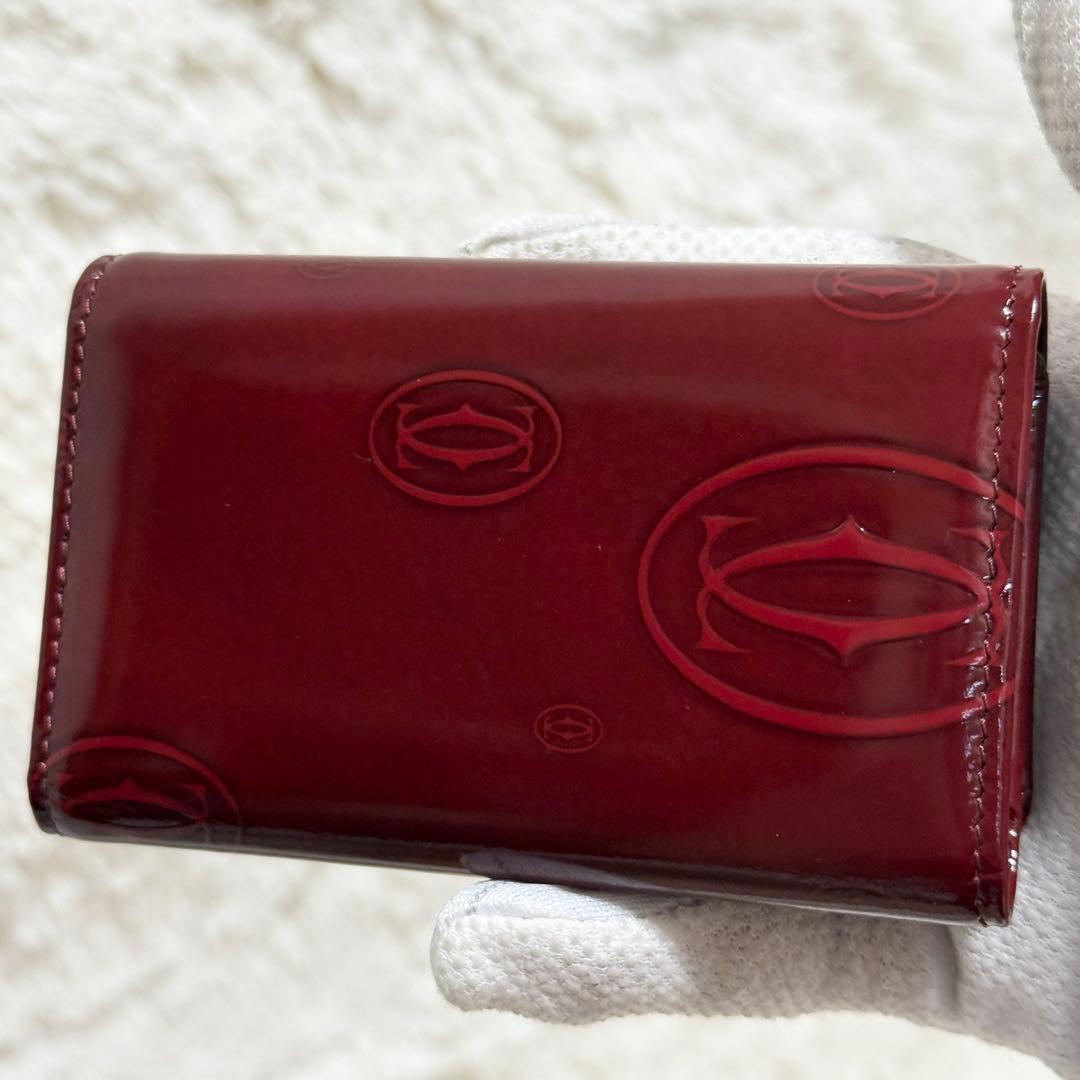 【未使用級】カルティエ　ハッピーバースデー　キーケース　6連　レディース