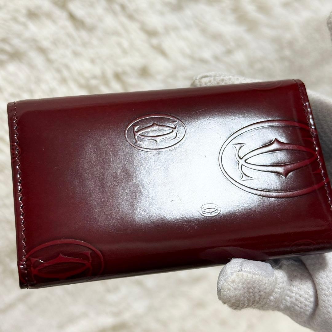 【未使用級】カルティエ　ハッピーバースデー　キーケース　6連　レディース