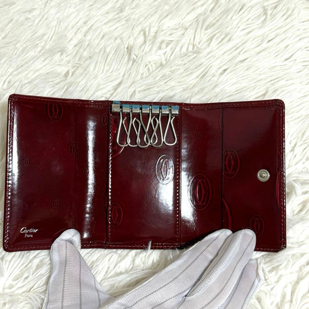 【未使用級】カルティエ　ハッピーバースデー　キーケース　6連　レディース