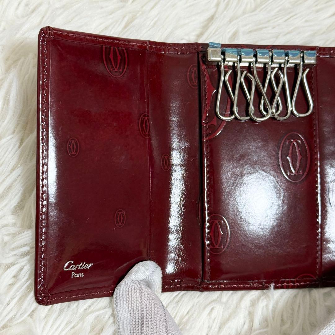 【未使用級】カルティエ　ハッピーバースデー　キーケース　6連　レディース