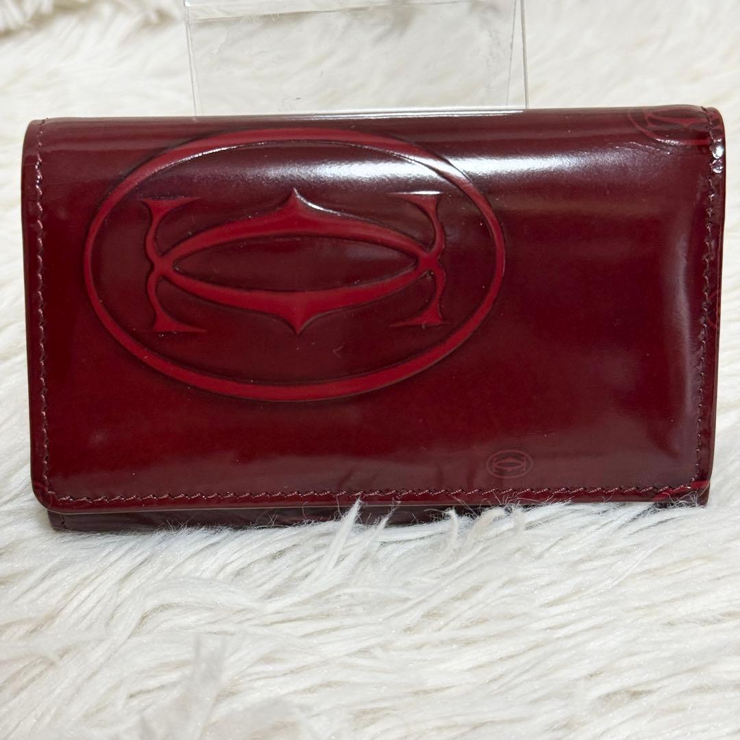 【未使用級】カルティエ　ハッピーバースデー　キーケース　6連　レディース