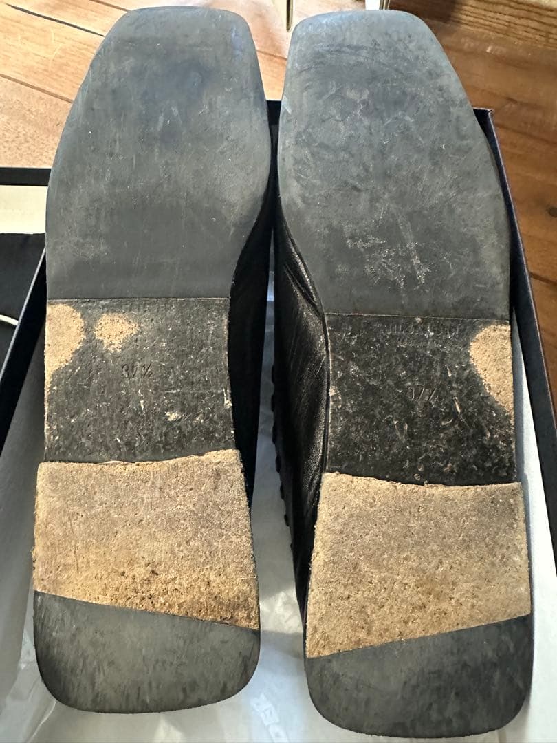 m*u様 JIL SANDER Ring バレリーナ　フラットシューズ　ブラック