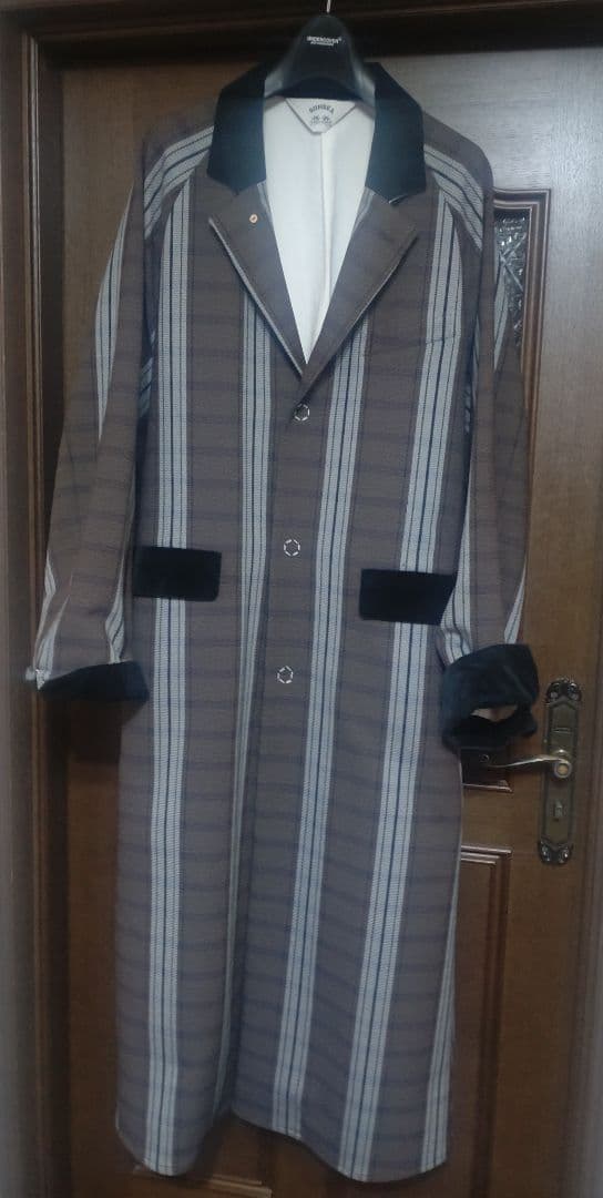 ジャケット・アウター SUNSEA 18AW Pollys Tweed Check Coat