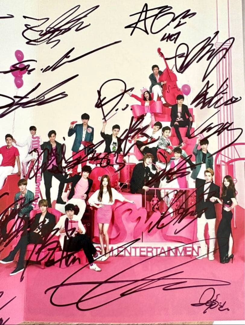 直筆サイン★SM Best Album 3(6CD)★東方神起&BoA&EXO等