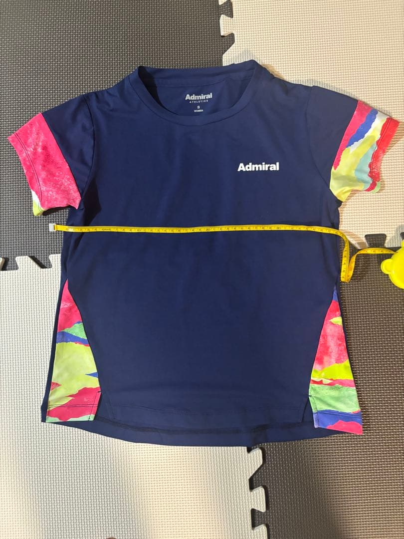 Admiral テニスウェア Sネイビー/マルチカラー　セットアップ
