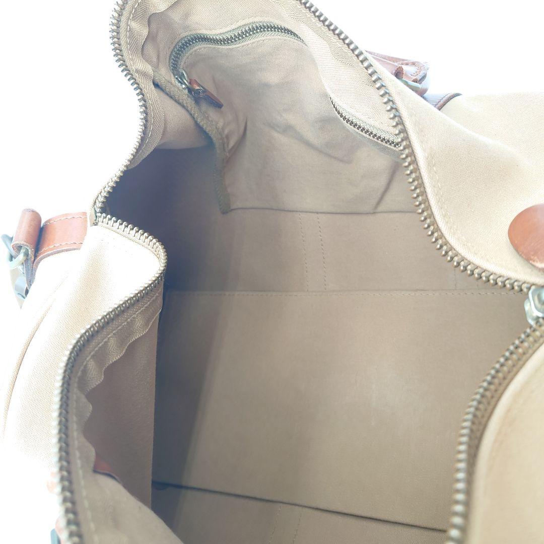 【ヴィンテージ】ラルフローレン　サファリ　キャンバス　レザー　 ボストンバッグ