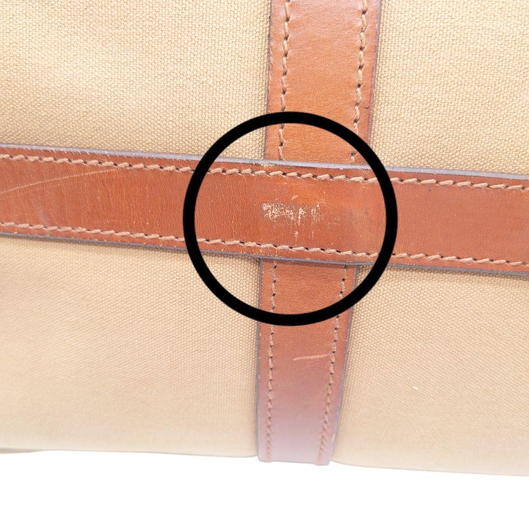 【ヴィンテージ】ラルフローレン　サファリ　キャンバス　レザー　 ボストンバッグ