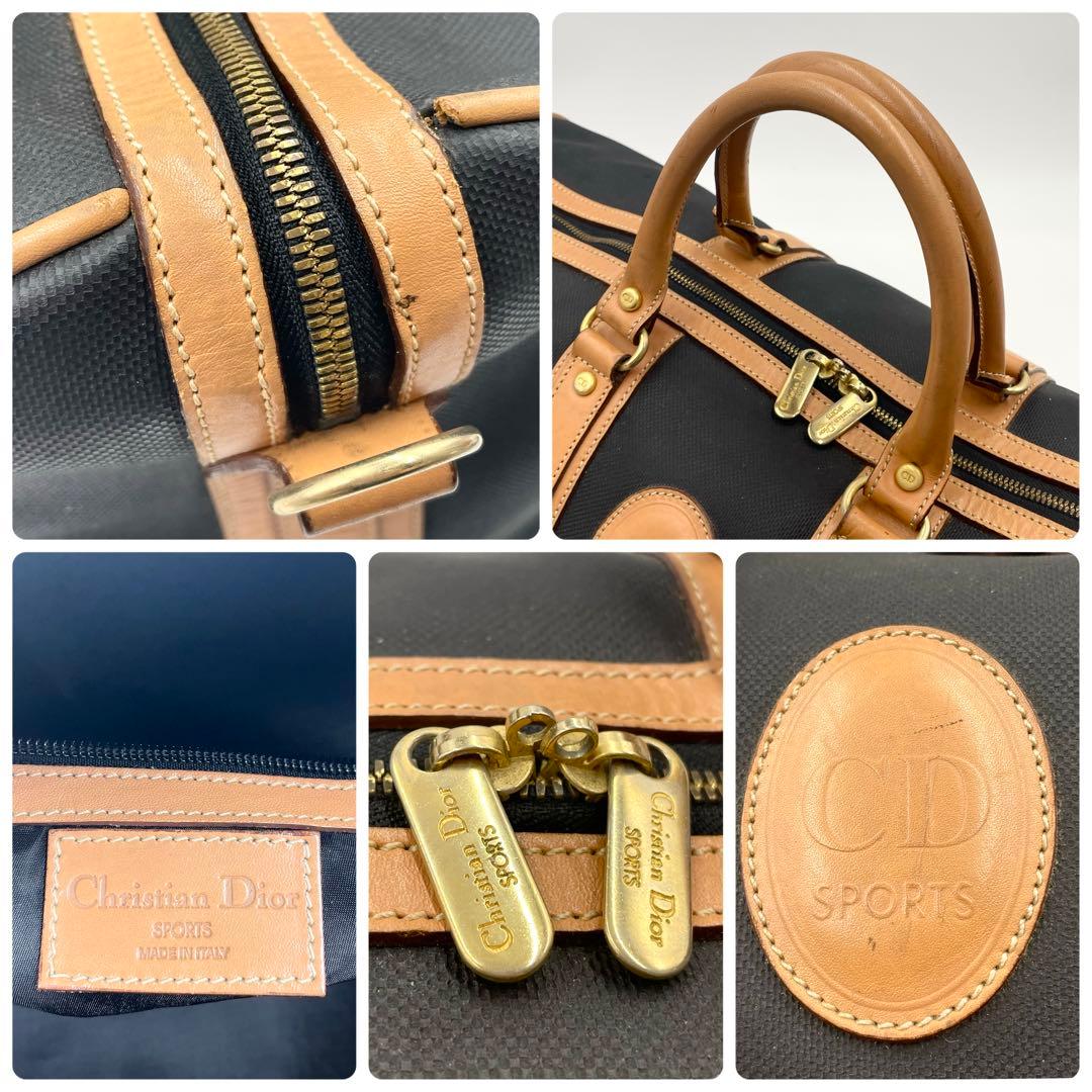 クリスチャンディオール ボストンバッグ 2way 大容量 バイカラー ゴルフ