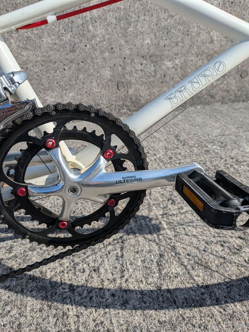 ブルーノ ミニベロ 20インチ ホワイト/レッド