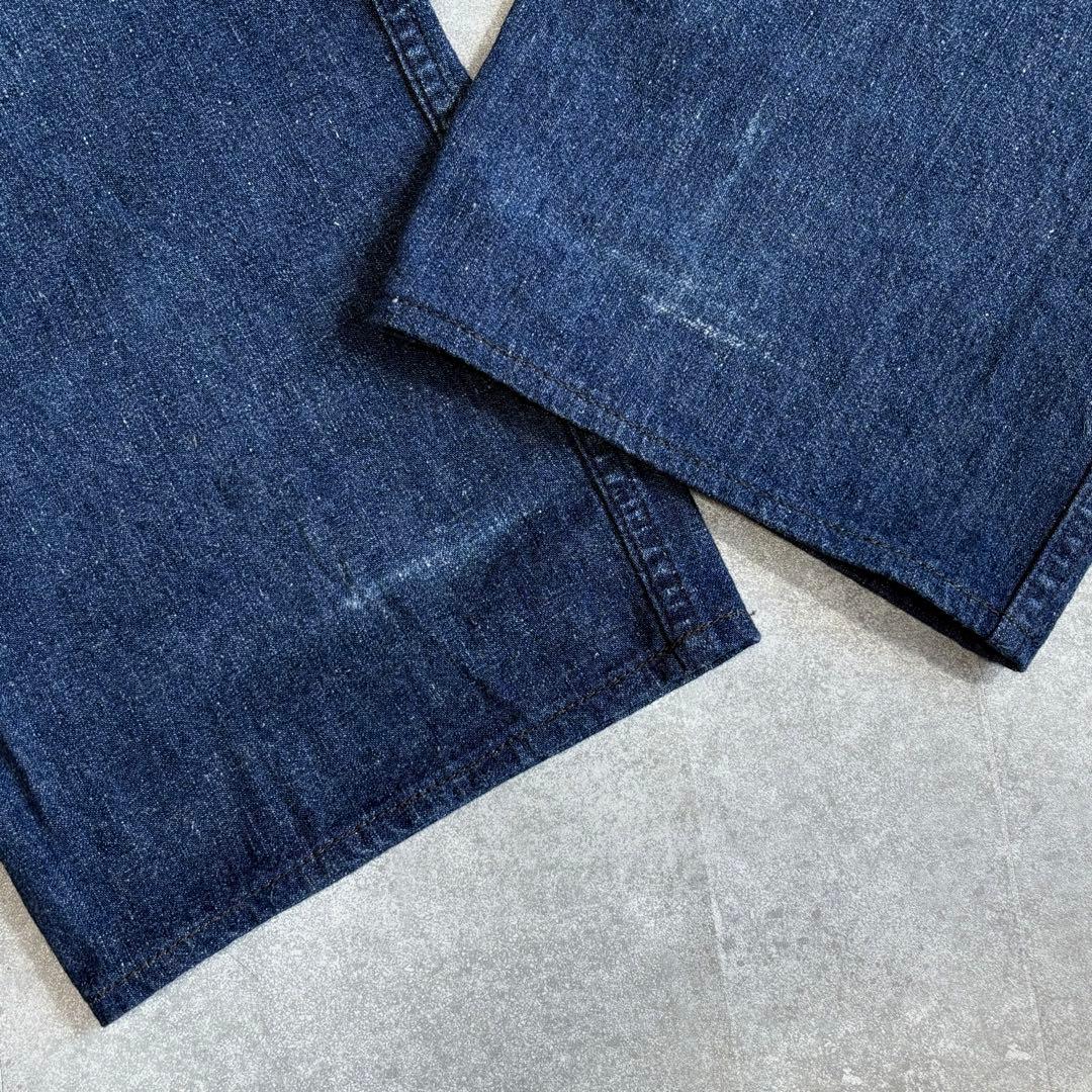 【色落ち抜群】オアスロウ US.NAVY ユティリティパンツ インディゴデニム