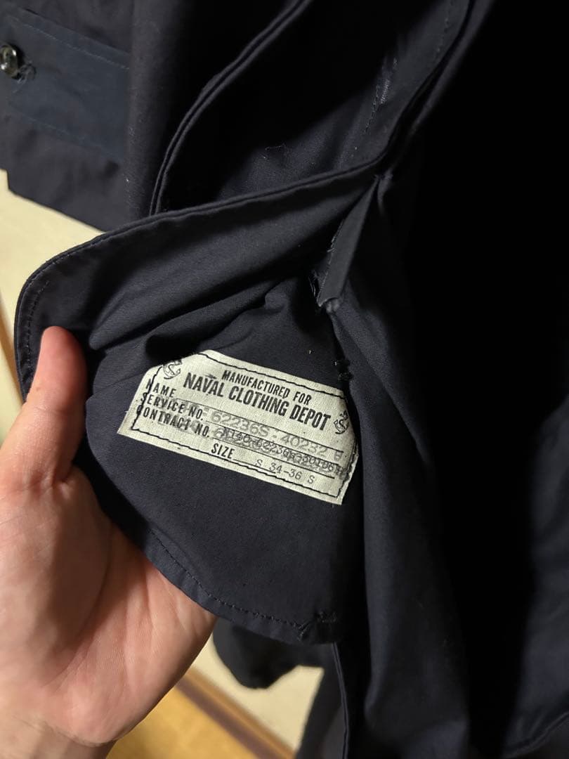 ぽ*K様 【デッドストック】60s USNAVYオールウェザーコート bon v