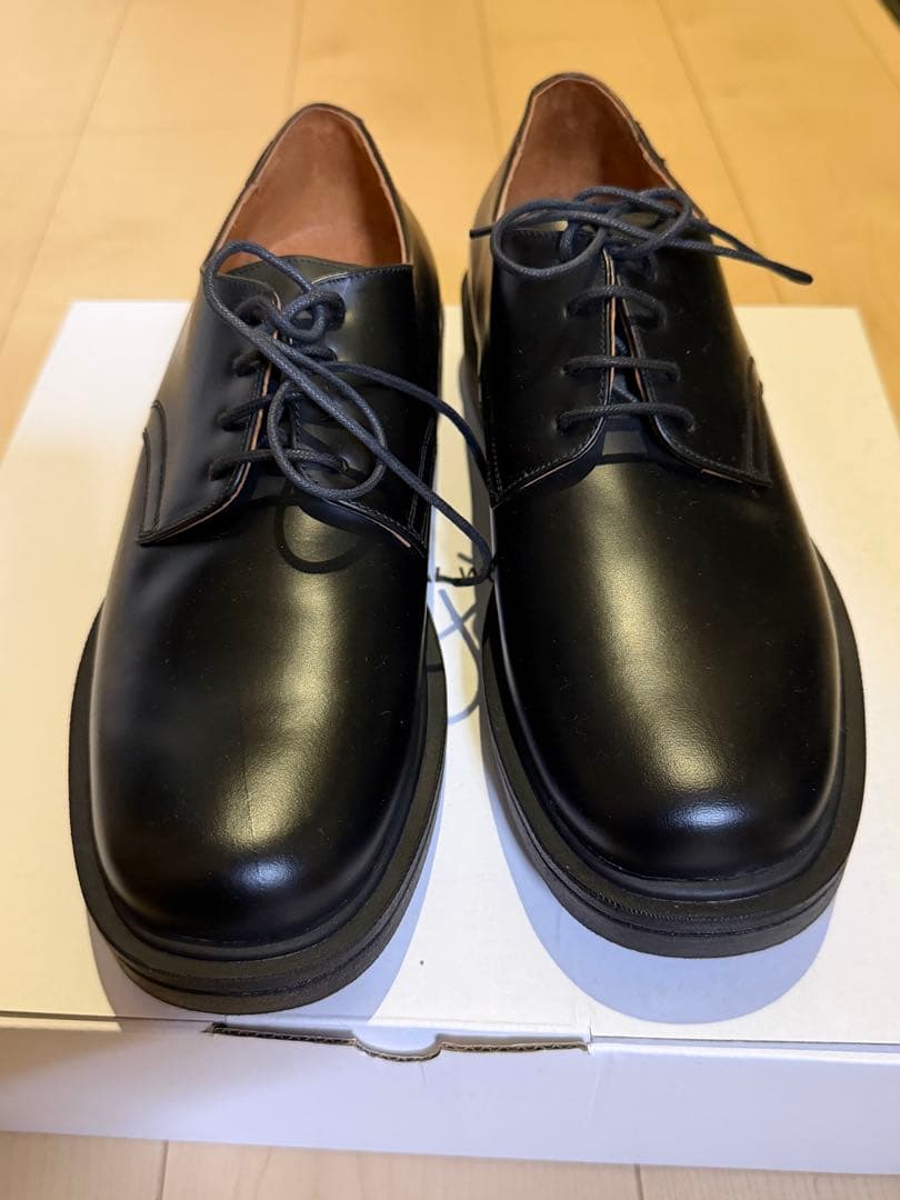 CAMPER ブラック レースアップシューズ 未使用品