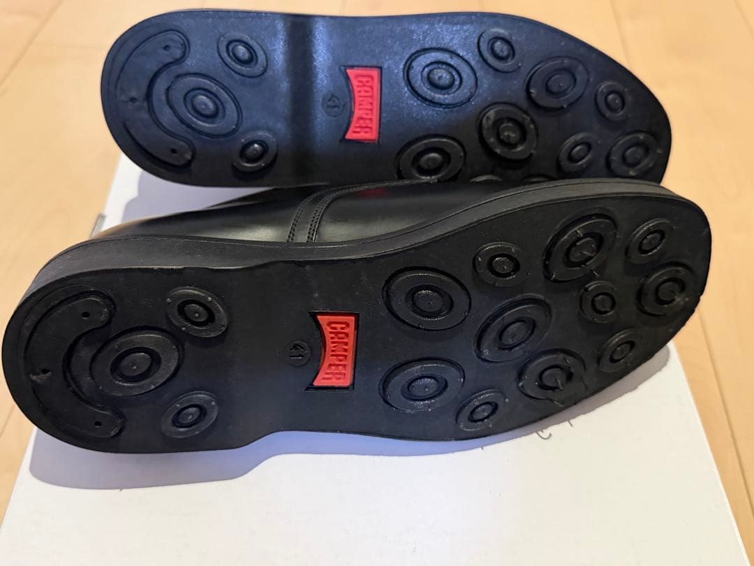 CAMPER ブラック レースアップシューズ 未使用品