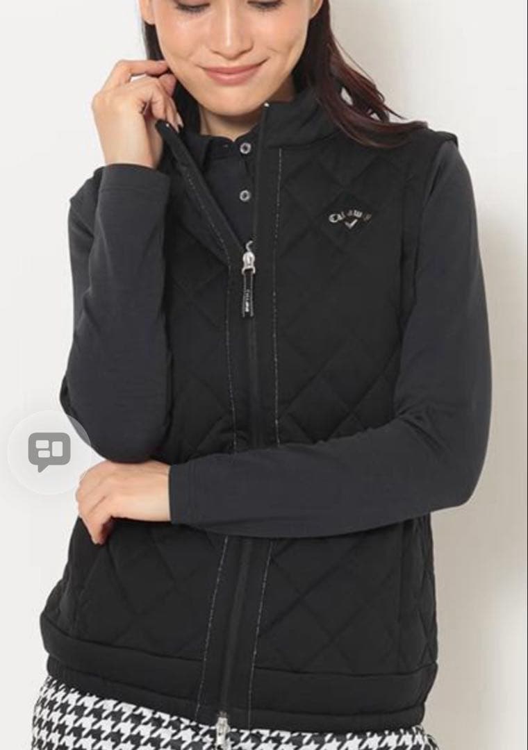 Callaway レディース スターストレッチ袖取り外し中綿ブルゾン M