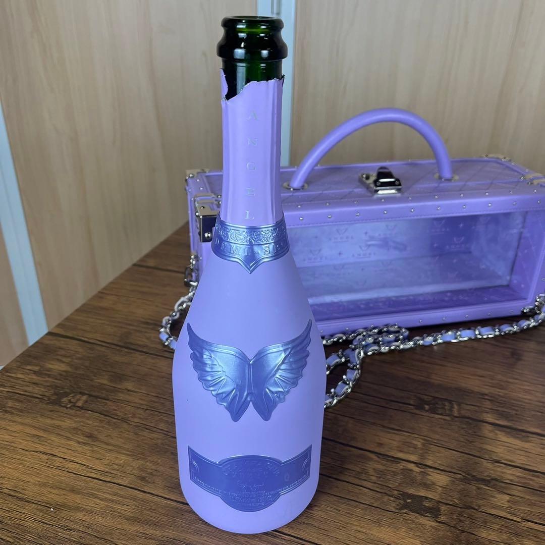 エンジェルシャンパン ハロウィン　ドゥミセックリミテッド 空箱 紫　セット