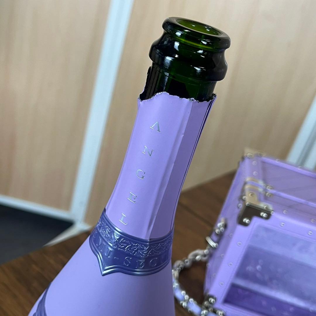 エンジェルシャンパン ハロウィン　ドゥミセックリミテッド 空箱 紫　セット