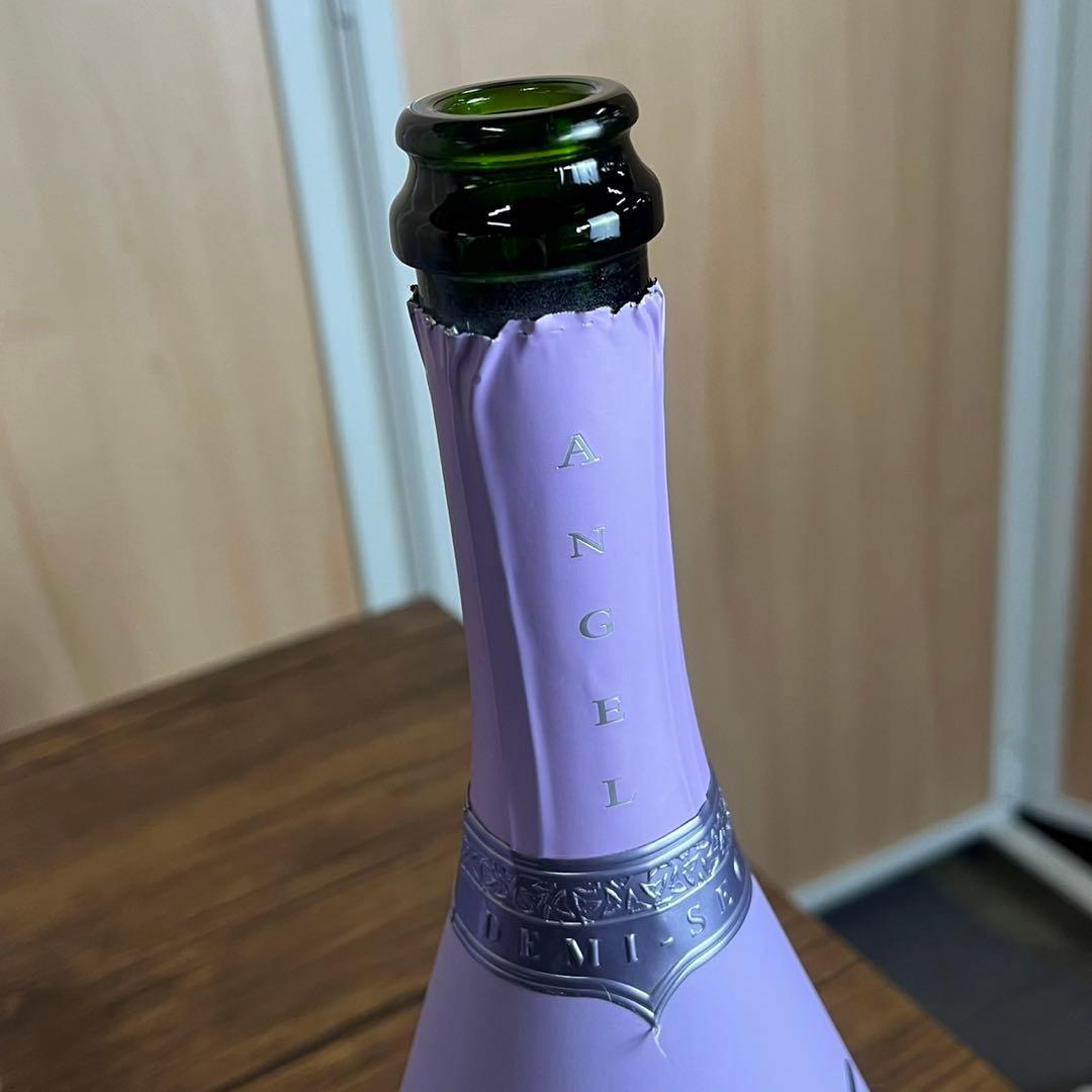 エンジェルシャンパン ハロウィン　ドゥミセックリミテッド 空箱 紫　セット