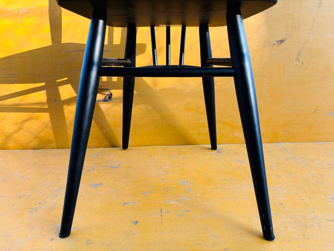 J48★関家具★キキチェア ダイニングチェア ブラック クラッシュゲート