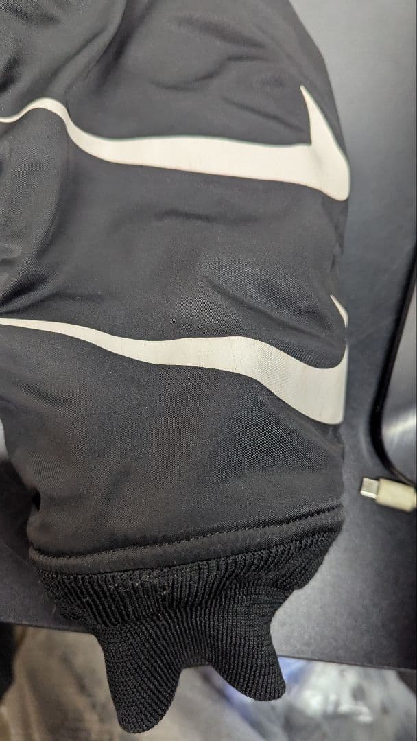 Nike x Alphaブラック MA-1 フライトジャケット