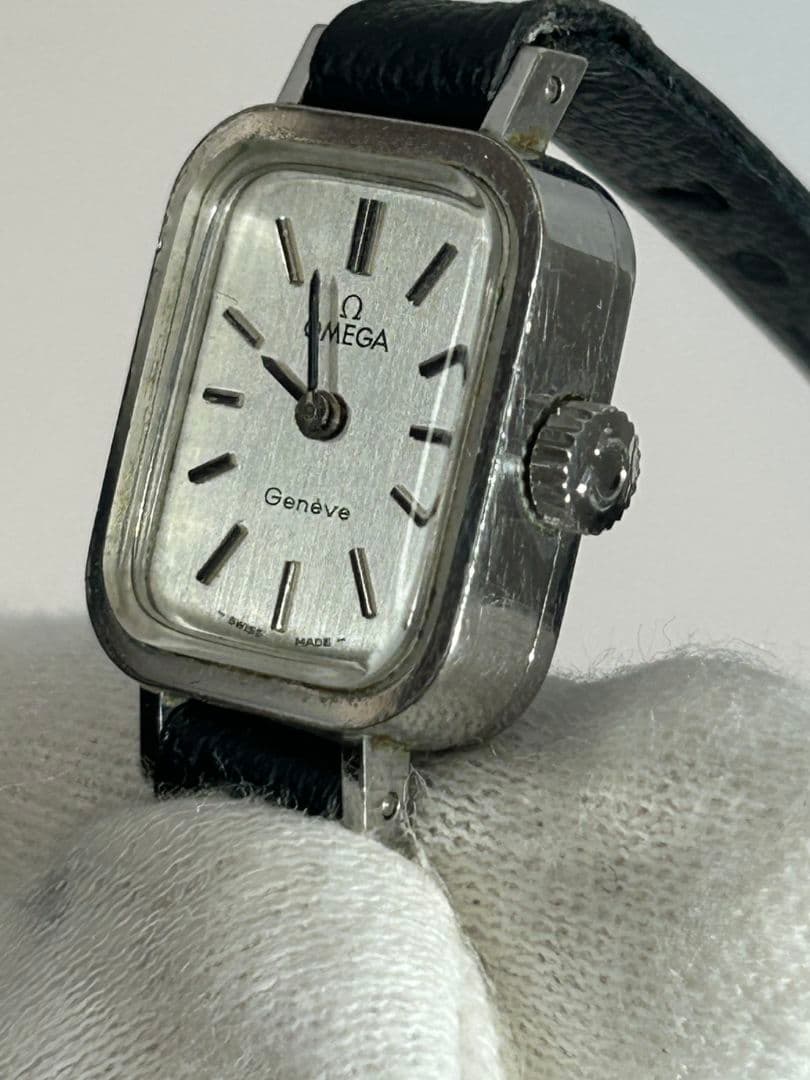 OMEGA Geneve 手巻き時計 スチールバック