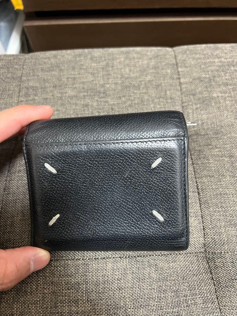 Maison Margiela三つ折り財布 ブラック