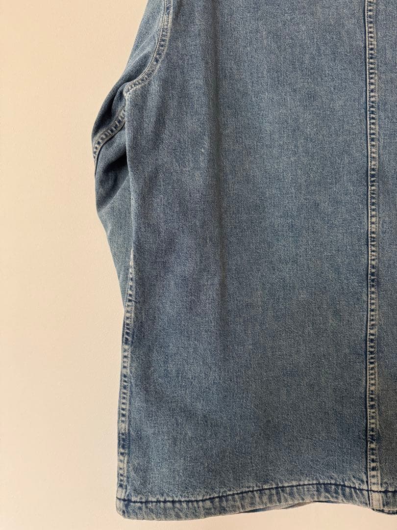 【大人気】RRL ダブルアールエル デニム カバーオール オンブレチェック L